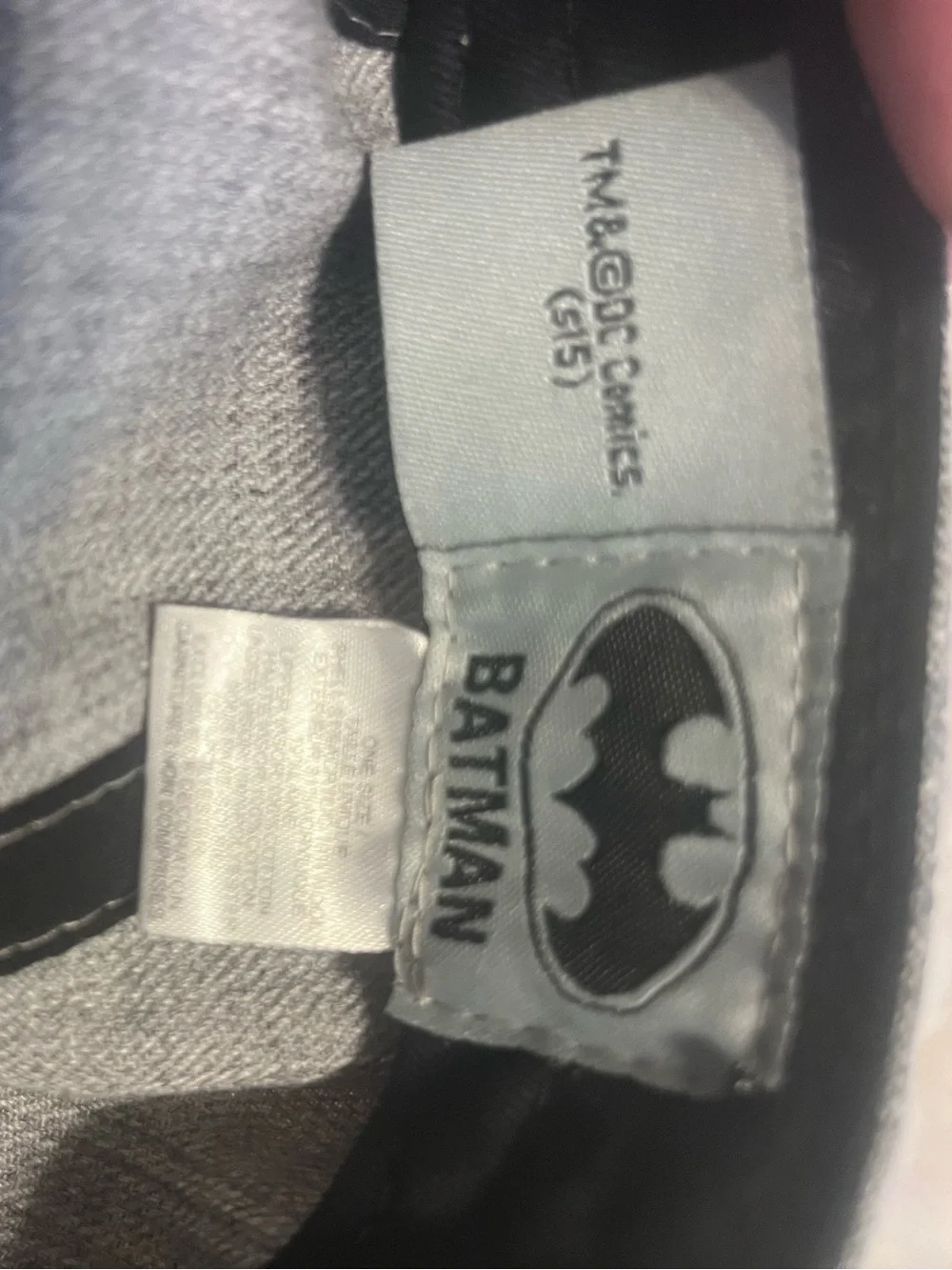 Batman Snapback Hat - Gray and Black with Yellow Accent | OS